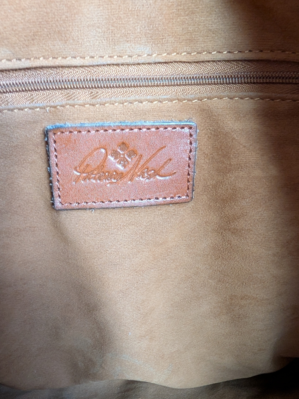 PATRICIA NASH Limited Edition Floral Tote Brown Leather Straps Luxury Brand - Picture 10 of 17